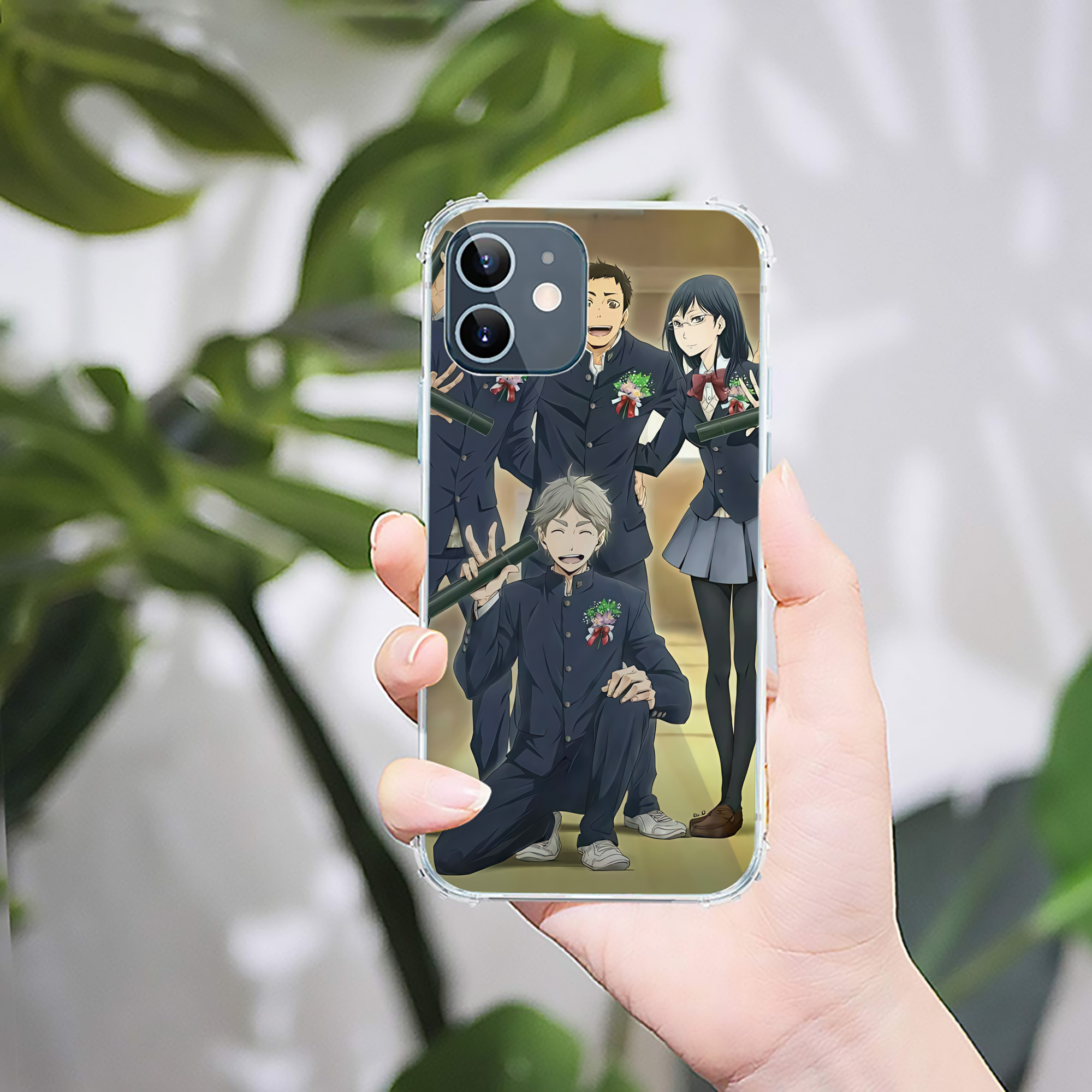 （画像用） ハイキュー!! Haikyu!! 【iPhone 12シリーズ対応】透明スマホケース（クリアソフトケース）